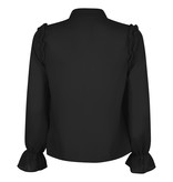 Lofty Manner Black Blouse Mauve