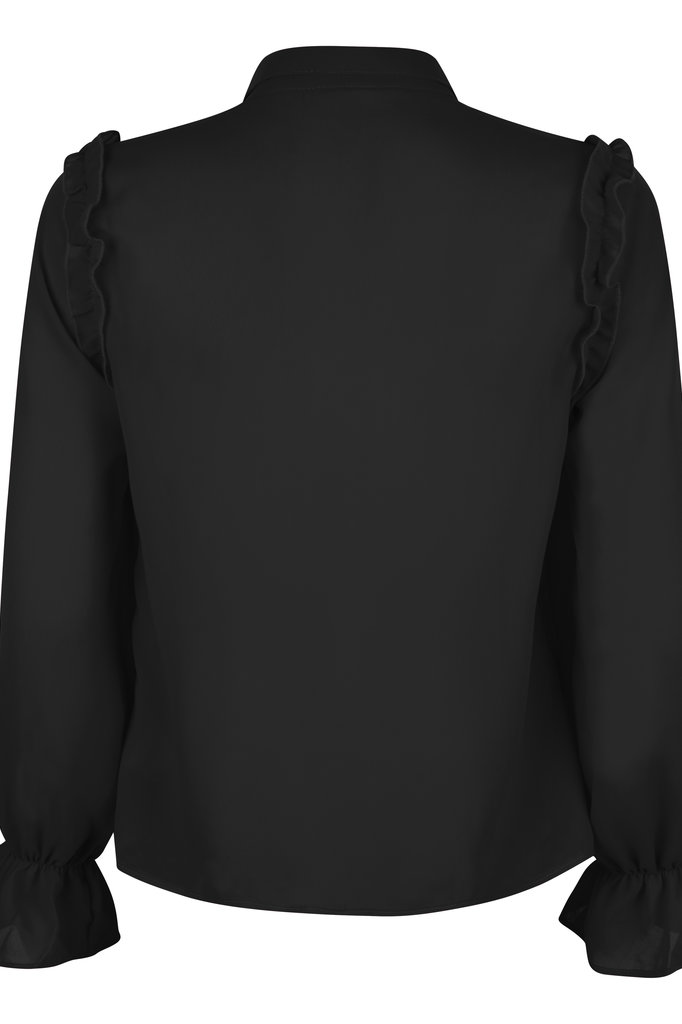 Lofty Manner Black Blouse Mauve