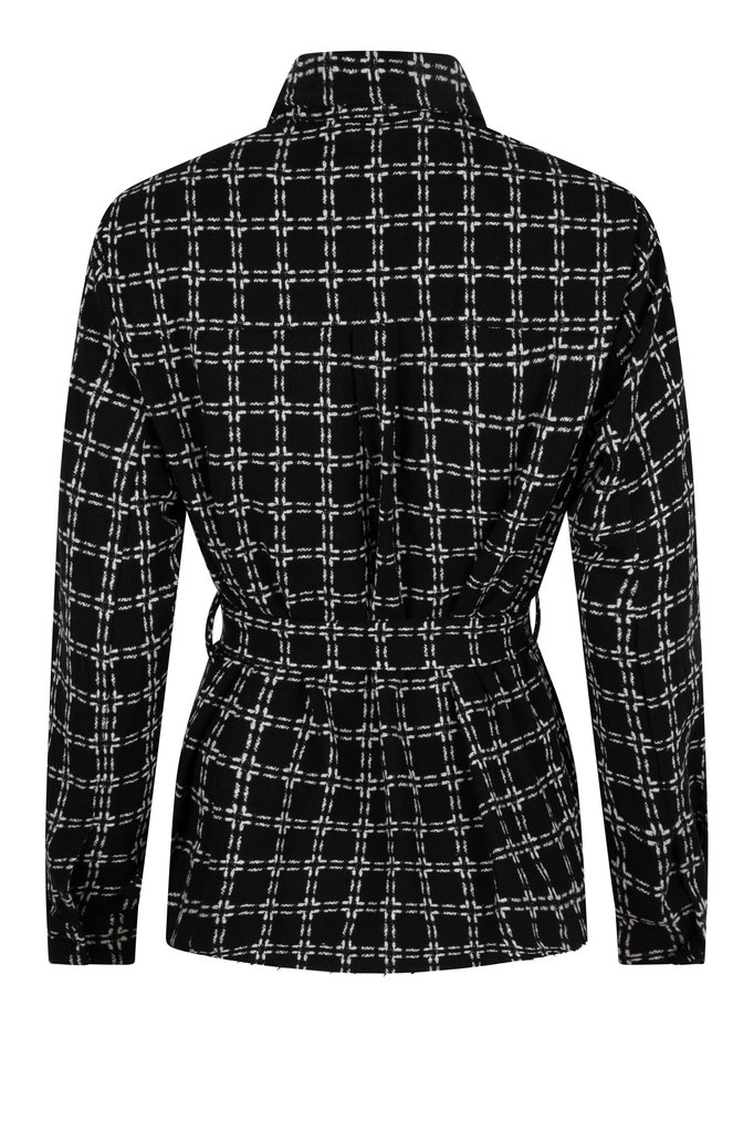 Lofty Manner Black Blouse Jacket Nela