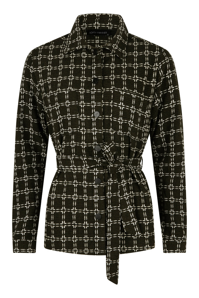 Lofty Manner Green Blouse Jacket Nela
