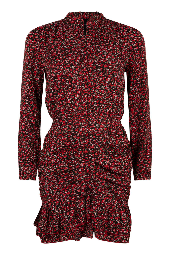 Lofty Manner Red Floral Print Dress Novelle