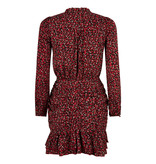 Lofty Manner Red Floral Print Dress Novelle