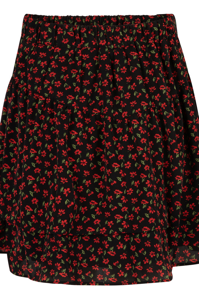 Lofty Manner Red Black Skirt Leandre