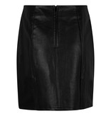 Lofty Manner Black Leather Skirt Noor