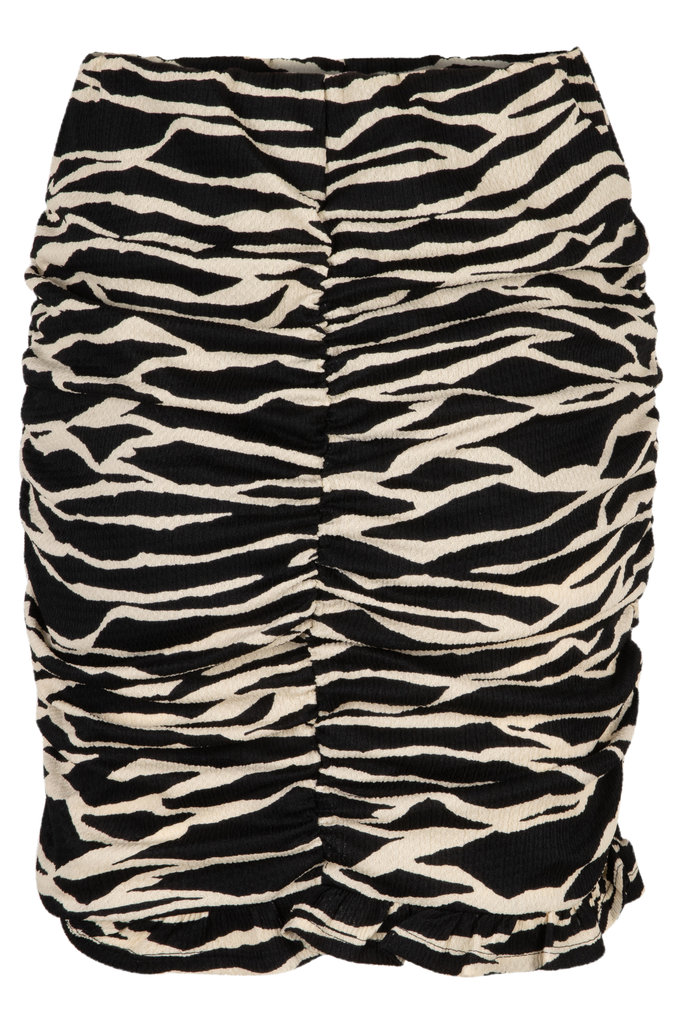 Lofty Manner Zebra Print Skirt Fallon