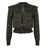 Lofty Manner Blouse Janice Green Black