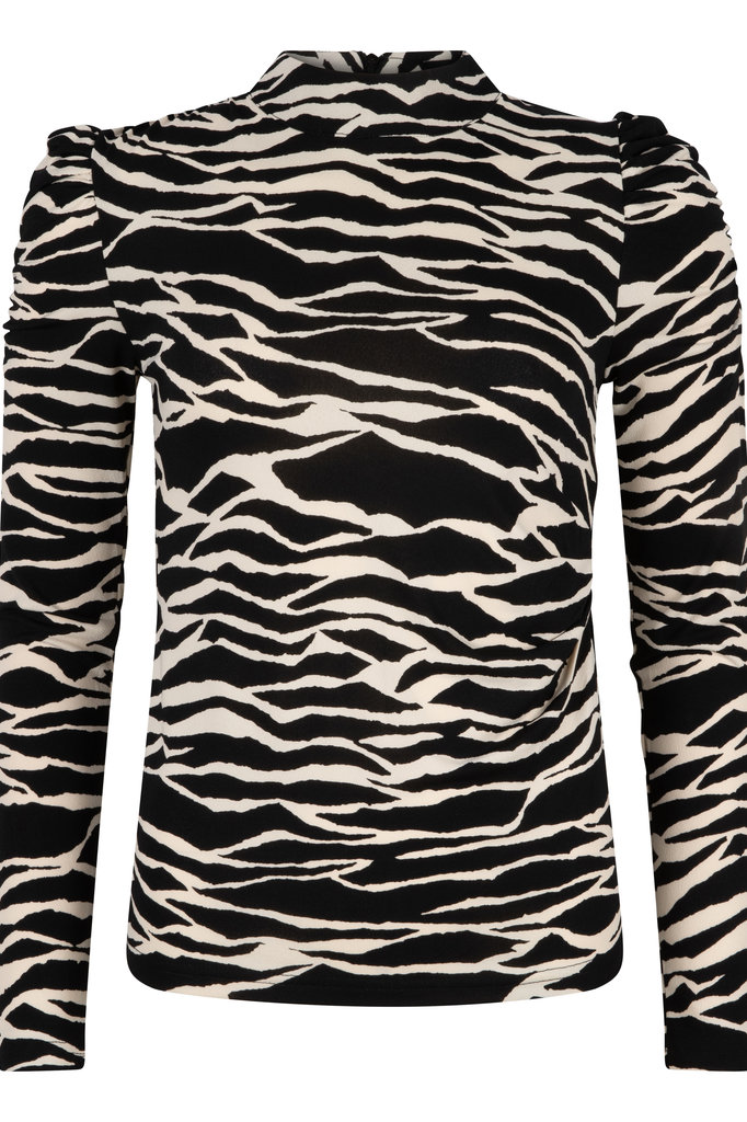 Lofty Manner Zebraprint Top Tamara