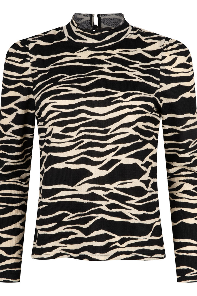 Lofty Manner Zebraprint Top Ilya