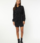 Lofty Manner Black Midi Dress Bodine