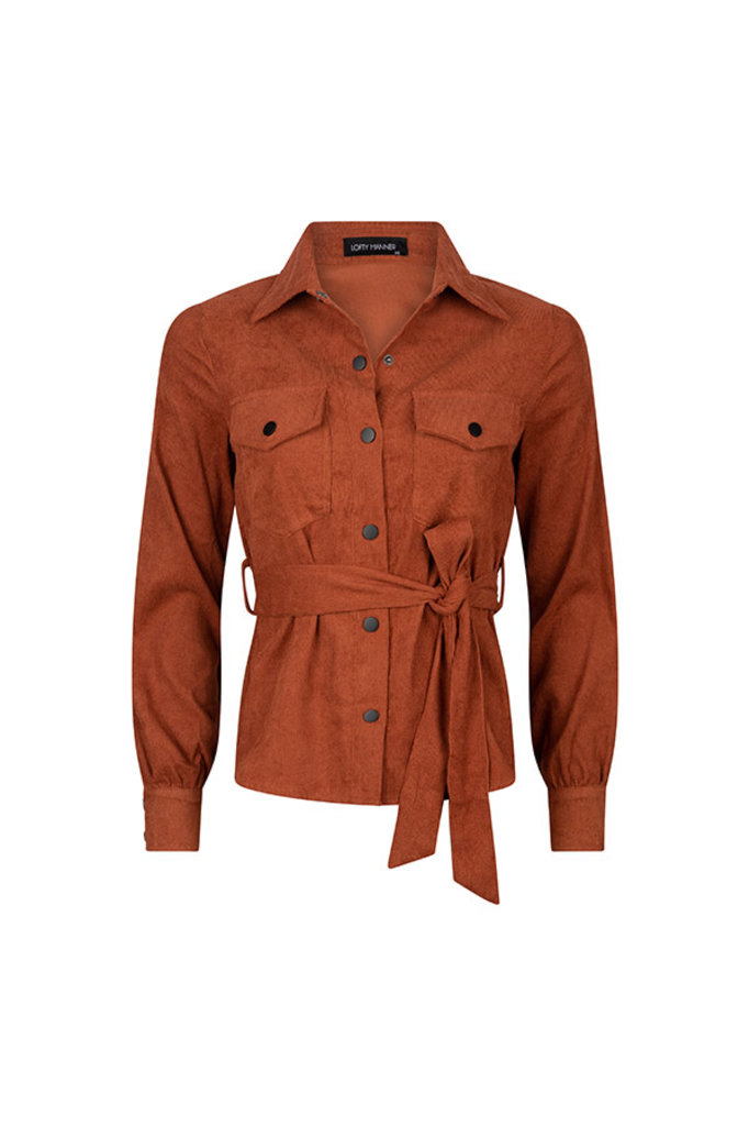 Lofty Manner Blouse Julia Brown
