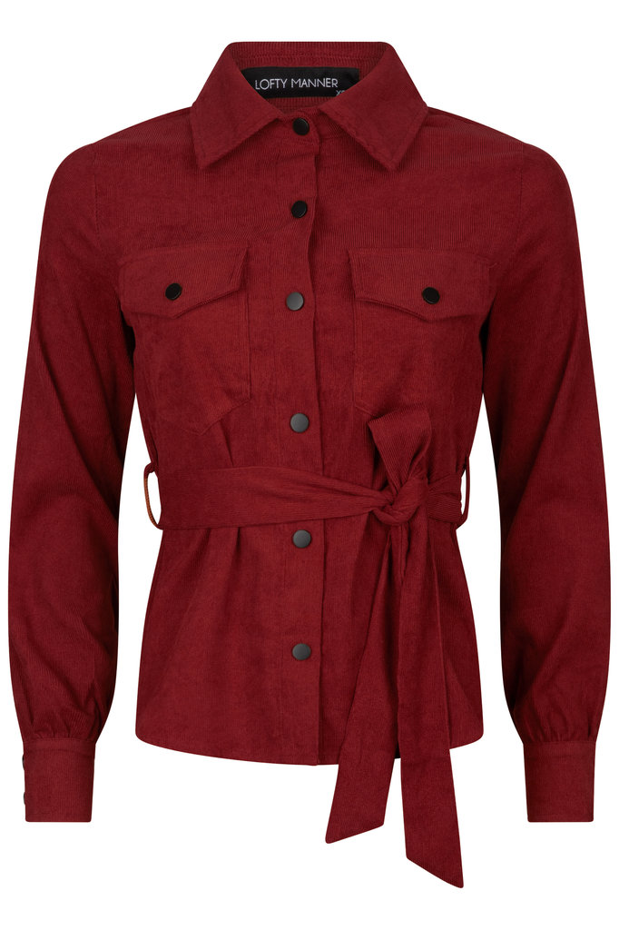 Lofty Manner Blouse Julia Red