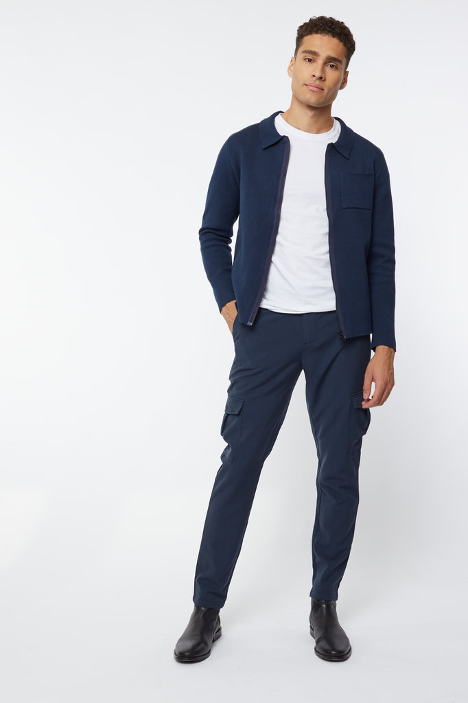 Lofty Manner Donkerblauwe broek Xavi