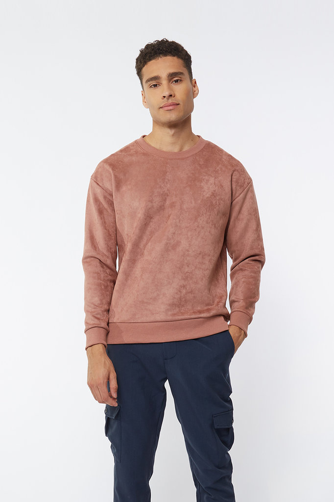 Lofty Manner Roze Sweater Stevanio