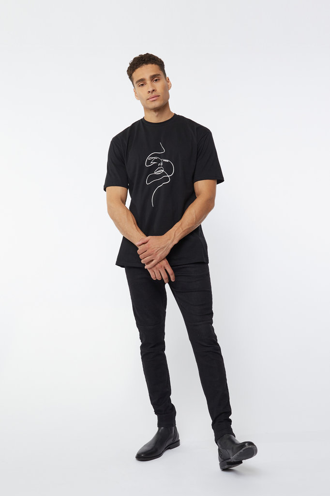 Lofty Manner Zwarte Tee Alexander