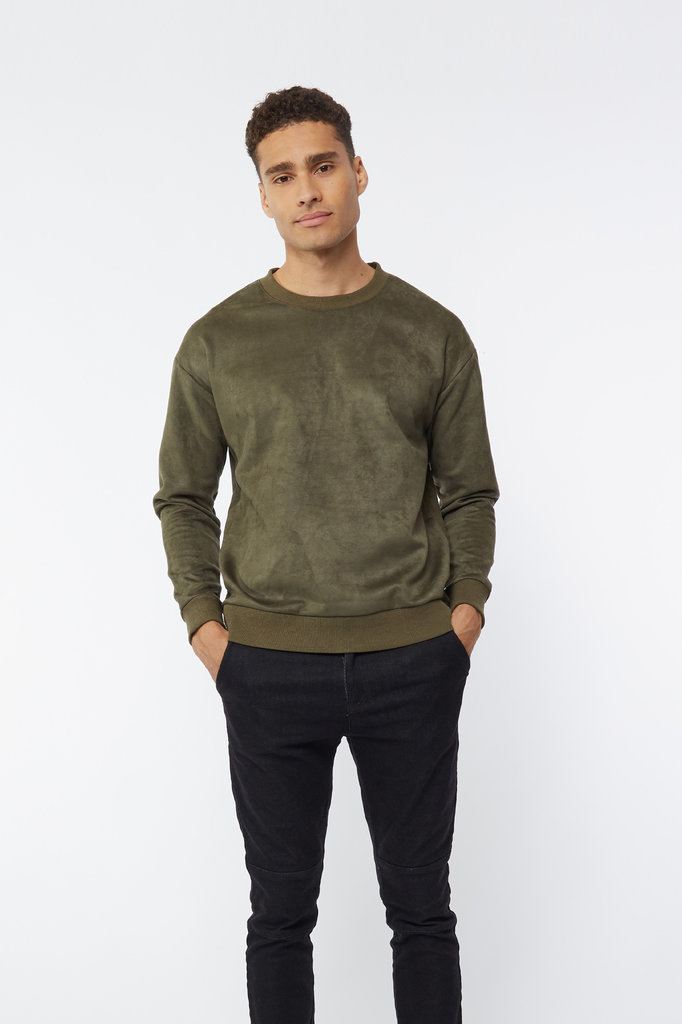 Lofty Manner Groene Sweater Stevanio