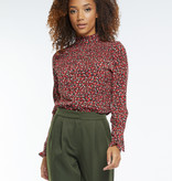 Lofty Manner Red Floral Print Top Iza