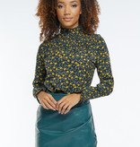Lofty Manner Blue Yellow Floral Top Iza