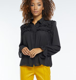 Lofty Manner Black Blouse Mauve