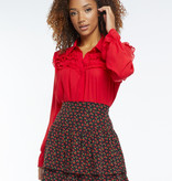 Lofty Manner Red Blouse Mauve