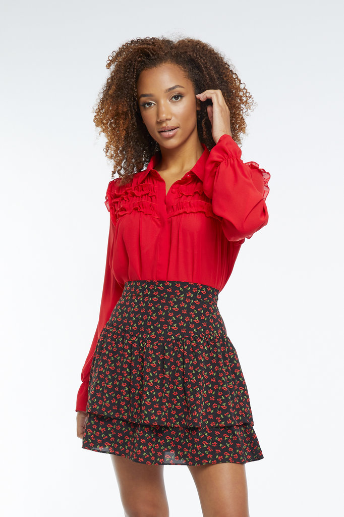 Lofty Manner Red Blouse Mauve