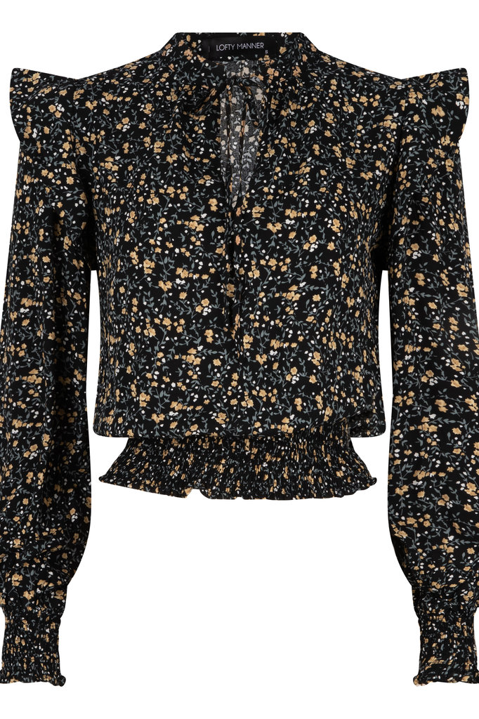 Lofty Manner Floral Print Blouse Janice