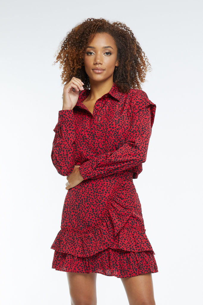 Lofty Manner Red Blouse Sia