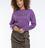 Lofty Manner Purple Sweater Cassia