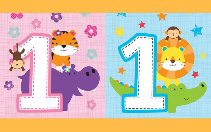 Vier de eerste verjaardag met het vernieuwde safarithema