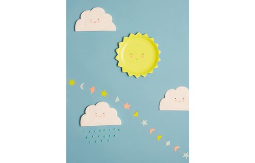 Zon Bordjes - 12 stuks - 18 cm