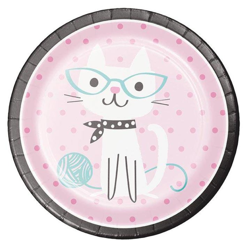 Purr-fect Party Borden - 8 stuks - 23 cm