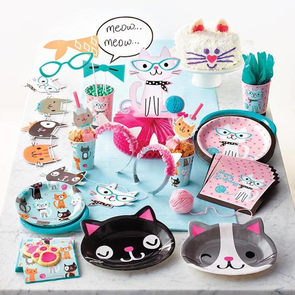 Purr-fect Party Servetten - 16 stuks - 33 cm