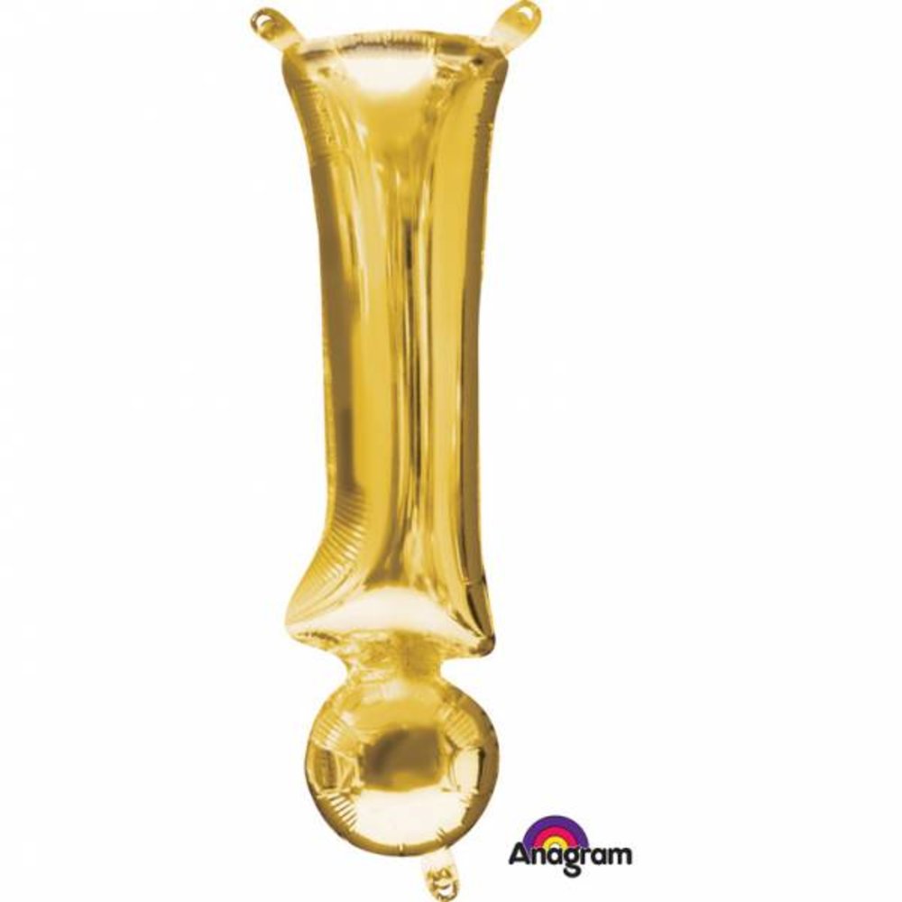 Mini Symbool Folieballon Goud (per stuk) - 33 cm