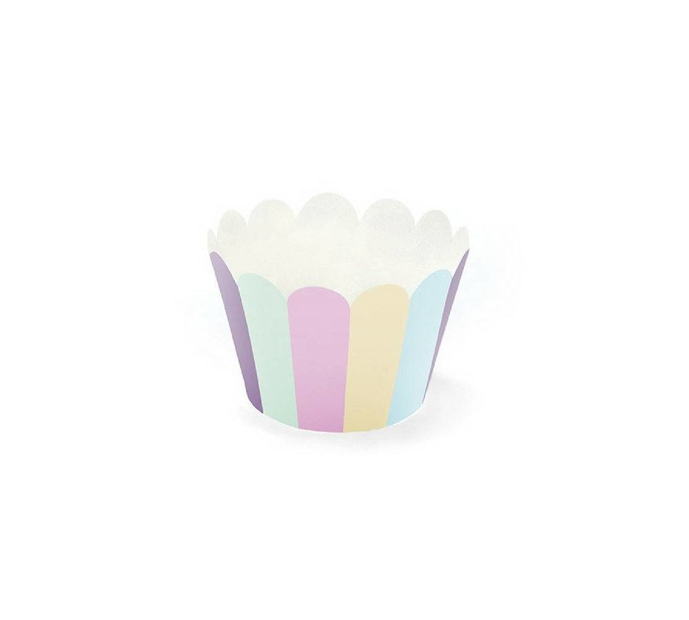 Unicorn Cupcake Wrappers - 6 stuks - 3 designs