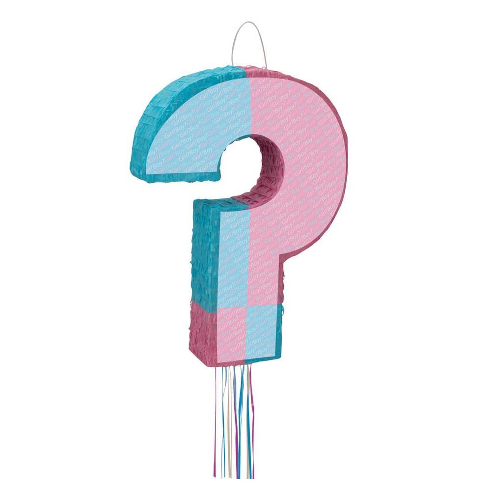 Gender Reveal Piñata - pull piñata - karton