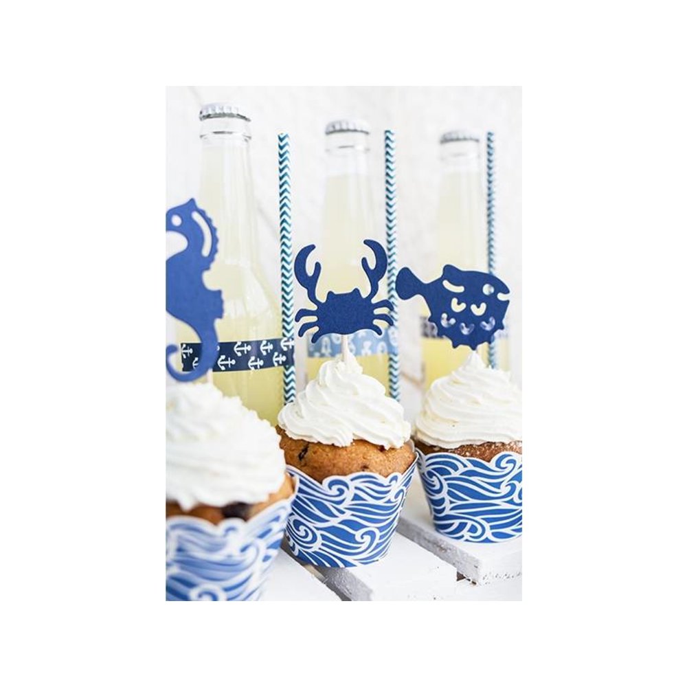 Ahoy! Cupcake Wrappers - 6 stuks