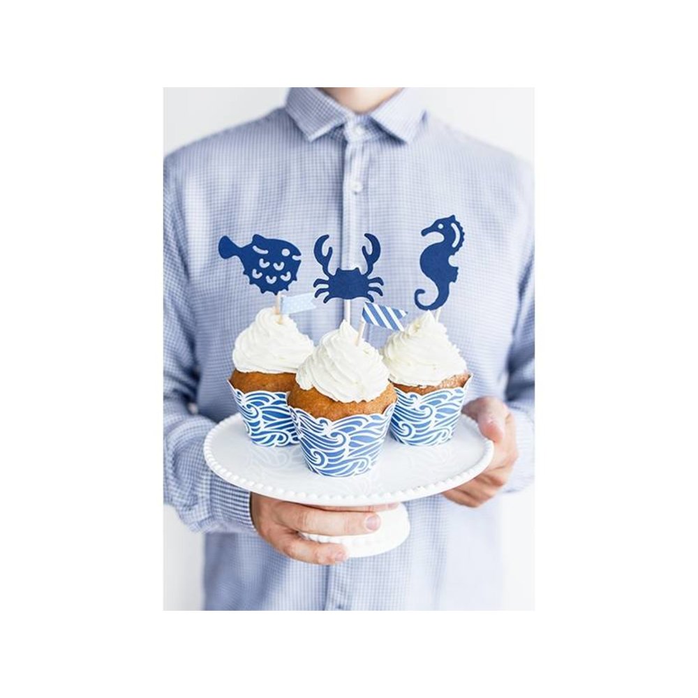 Ahoy! Cupcake Wrappers - 6 stuks