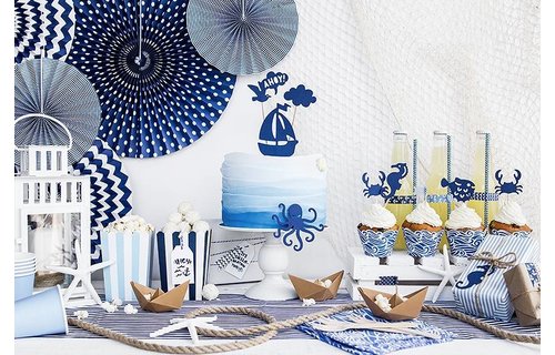 Ahoy! Cupcake Wrappers - 6 stuks