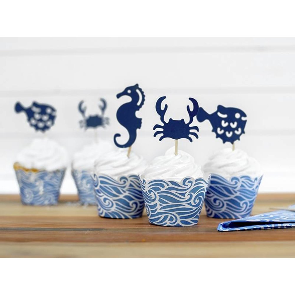 Ahoy! Cupcake Wrappers - 6 stuks