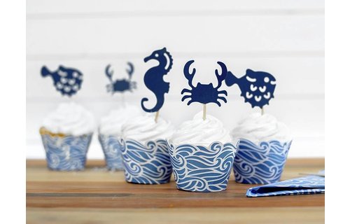 Ahoy! Cupcake Wrappers - 6 stuks