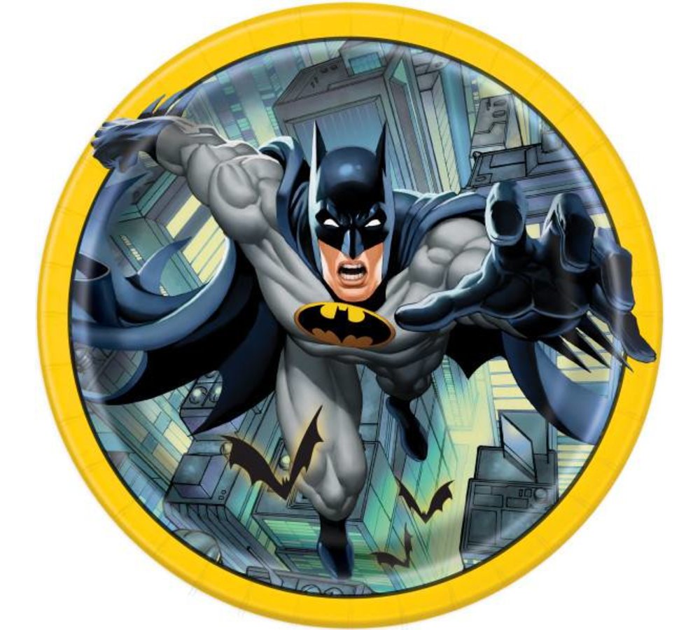 Batman borden - 8 stuks - 23 cm