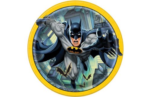 Batman borden - 8 stuks - 23 cm