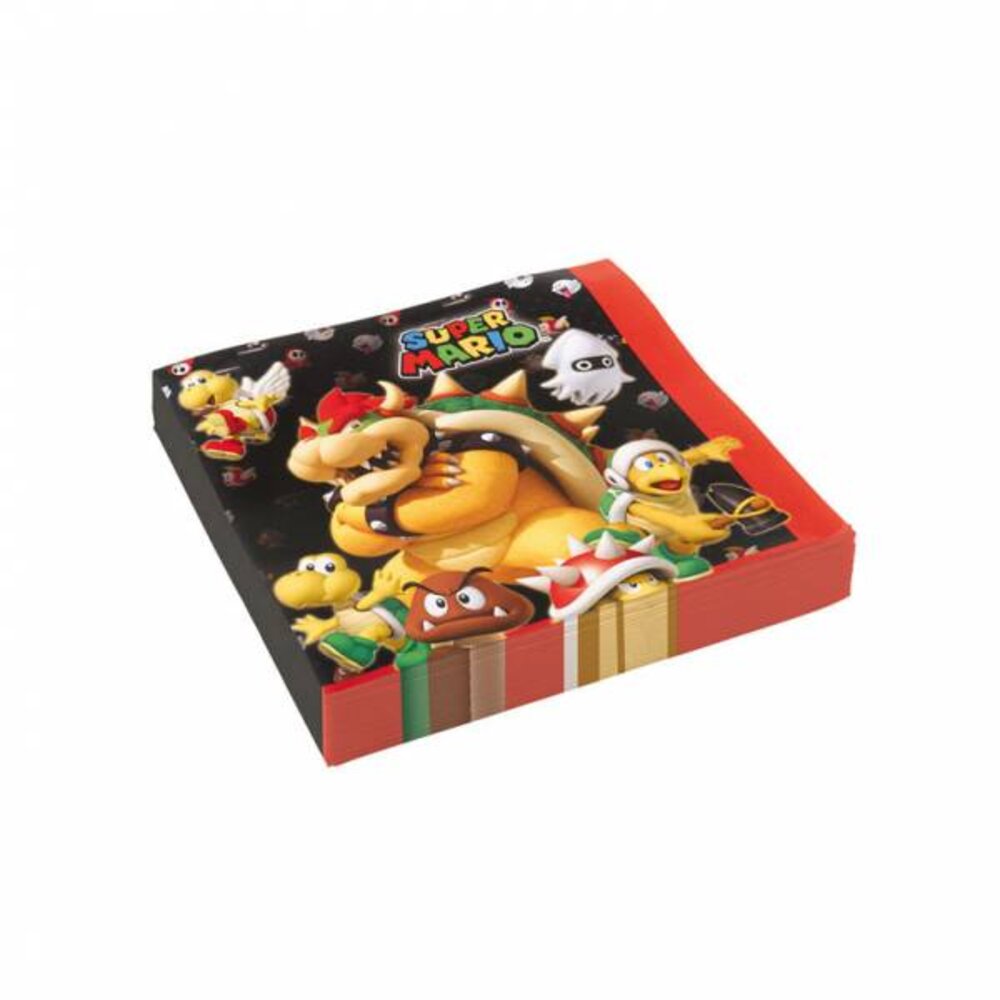 Super Mario Servetten - 20 stuks - Super Mario Party