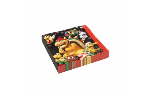 Super Mario Servetten - 20 stuks - Super Mario Party