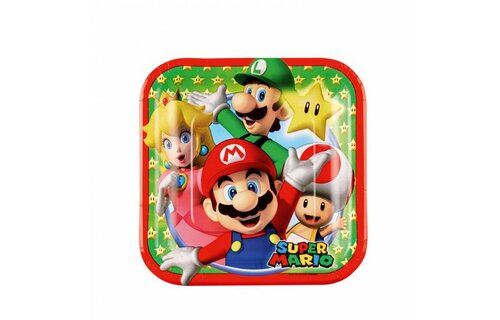 Super Mario Bordjes - 8 stuks - Super Mario Party