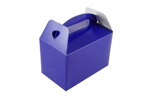 Traktatiedoosje Blauw - per stuk - vouwdoos