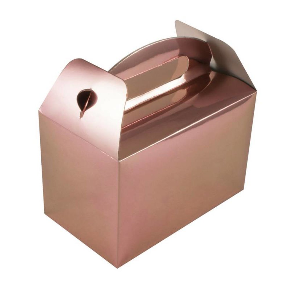 Traktatiedoosje Roségoud - per stuk - vouwdoos