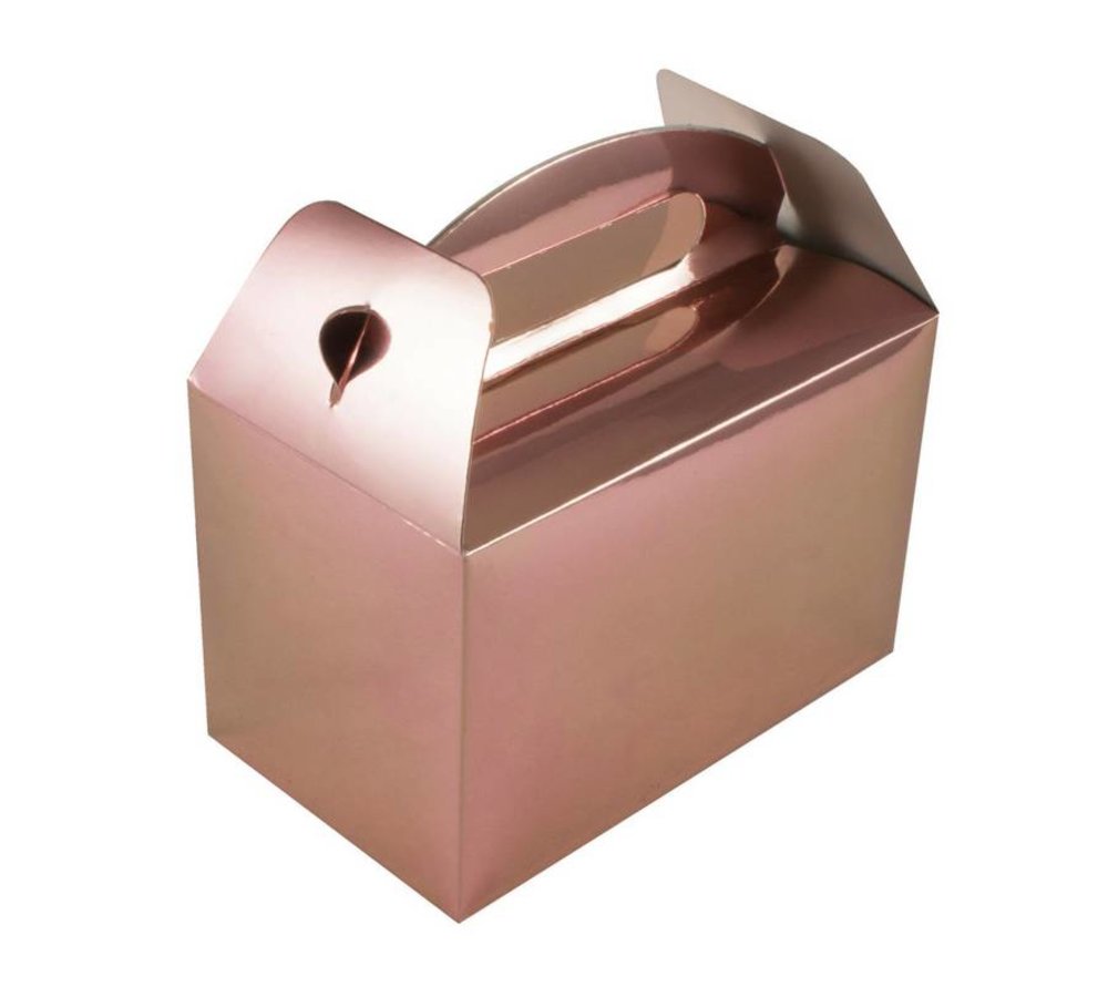 Traktatiedoosjes Roségoud - 6 stuks