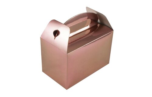 Traktatiedoosje Roségoud - per stuk - vouwdoos