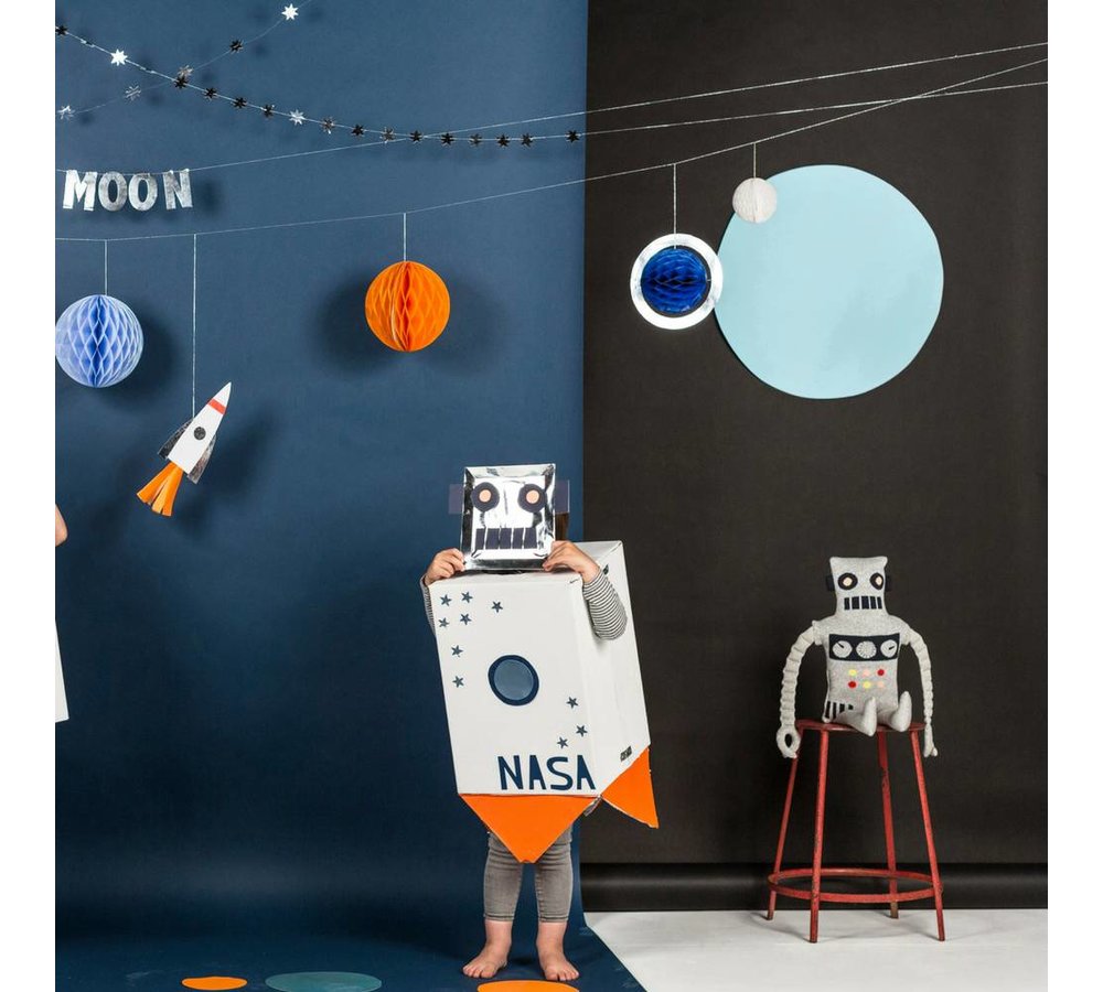 Robot Borden - 8 stuks - Space van Meri Meri
