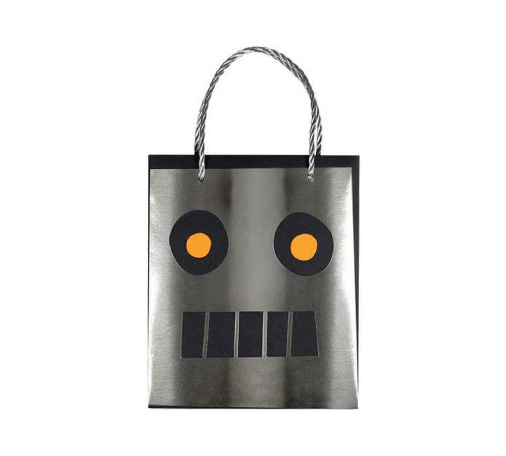 Robot Uitdeeltasjes - 8 stuks